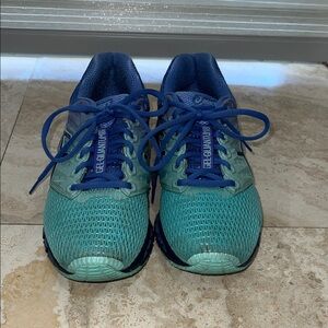 ASICS Gel-Quantum 360 Teal and Navy Sneakers